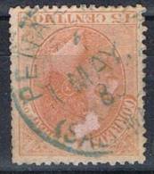Sello 15 Cts Alfonso XII 1882, Fechador Trebol PEÑARANDA De BRACAMONTE (Salamanca), Num 210 º - Oblitérés