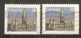 Canada  1985-90 Definitives; Parliament  (o) - Sellos (solo)