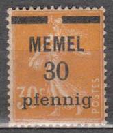 Germany 1920 Mi# 21 Memel Klaipeda MLH * - Memel (Klaïpeda) 1923