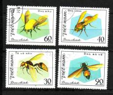 Viet Nam  YV 316/8; 321 O 1982 Abeilles - Abeilles