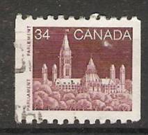 Canada  1985-90 Definitives; Parliament  (o) - Coil Stamps