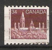 Canada  1985-90 Definitives; Parliament  (o) - Coil Stamps