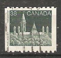 Canada  1985-90 Definitives; Parliament  (o) - Coil Stamps