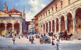 Firenze - Piazza S. Annunciata E Ospedale Degl'Innocenti (Illustratore: H. B. Wimbush) - Wimbush