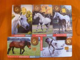 Hungary: Horses: 5 Pcs (Lipicai, Magyar Félvér, Arab Telivér, Muraközi, Appaloosa) - Colecciones