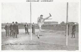 Les Sports - Saut En Hauteur - Publicité Chocolat Lombart - Atletiek