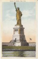 Statue Of Liberty, New York City Harbor, C1910s/20s Vintage Postcard - Statua Della Libertà