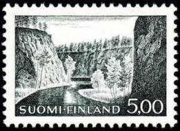 FINLAND/Finnland, M-63 Definitive Landscapes Mk 5,00 Kuusamo HaP** Green - Unused Stamps