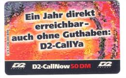 GERMANY  - D2 - Call Now - V9.1 - Ex. Date 09/01 - GSM, Cartes Prepayées & Recharges