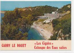 13 // CARRY LE ROUET   Centre De Vacances    LE CIGALES   Calanque Des Eaux Salées  Cspm  EDIT SEF 4176 - Carry-le-Rouet