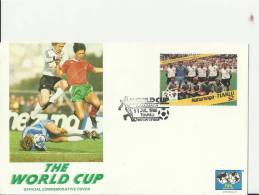 TUVALU 1986 - FDC SOCCER FIFA WORLD CUP MEXICO 86 .W GERMANY NANUMAGA - TUVALU W 1 ST OF $ 2.00 POSTM NANUMAGA - TUVALU - Tuvalu