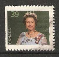 Canada  1990  Definitives; Queen Elizabeth II  (o) Portrait - Timbres Seuls