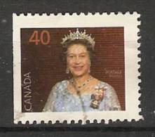 Canada  1990  Definitives; Queen Elizabeth II  (o) Portrait - Timbres Seuls