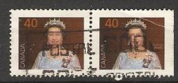 Canada  1990  Definitives; Queen Elizabeth II  (o) Portrait - Single Stamps