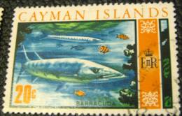 Cayman Islands 1969 Barracuda 20c - Used - Cayman (Isole)