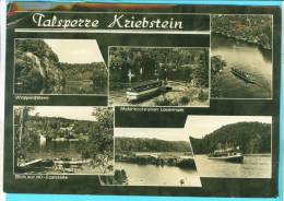 Postcard - Talsperre Kriebstein - Mittweida
