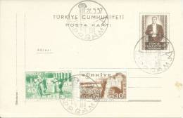 Turkey; 1953 Postal Stationery - Enteros Postales