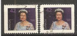 Canada  1991  Definitives; Queen Elizabeth II  (o) Portrait - Single Stamps