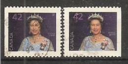 Canada  1991  Definitives; Queen Elizabeth II  (o) Portrait - Single Stamps