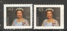 Canada  1992  Definitives; Queen Elizabeth II  (o) Portrait - Single Stamps