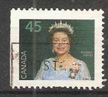 Canada  1995  Definitives; Queen Elizabeth II  (o) - Single Stamps