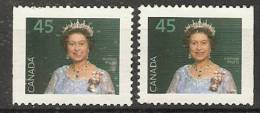 Canada  1995  Definitives; Queen Elizabeth II  (o) - Single Stamps