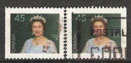 Canada  1995  Definitives; Queen Elizabeth II  (o) Portrait - Single Stamps