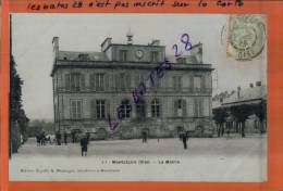 CPA 60, MONTATAIRE, La Mairie En 1905, Animée Mars 2013  - 741 - Montataire