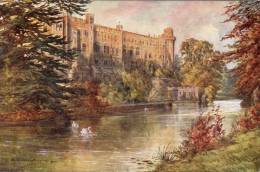 (255) Older UK Postcard - Castle ? Maybe Windsor - Watertorens & Windturbines