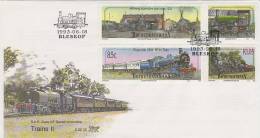 Bophutatswana_1993 Trains Part II  FDC - Bophuthatswana