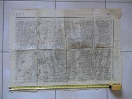 DPT 65 - CARTE TOPOGR.  GRANDES MANOEUVRES SUD-OUEST 1913 AVEC ANNOTATIONS MANUELLES  VISIBLES SUR PHOTOS 4 & 5 - TARBES - Topographische Karten