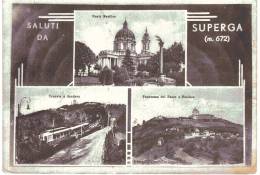 Superga Viaggiata 1950 £ 6 Democratica - Viste Panoramiche, Panorama