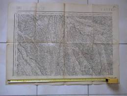 DPT 32 CARTE TOPOGRAPHIQUE - GRANDES MANOEUVRES 1913 - CASTELNAU N.O. - Topographische Karten