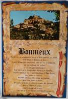 Cp Bonnieux  SOUVENIR Multi Vues Et Poeme Style Parchemin Village  +- 1970 - Bonnieux