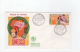 FDC Wallis Et Futuna - Poste Aérienne - 20éme Anniversaire De L'UNESCO - Obl Du 04/11/66 (1er Jour) - FDC