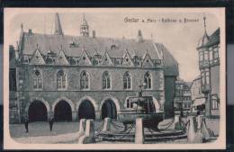 Goslar - Rathaus Und Brunnen - Goslar