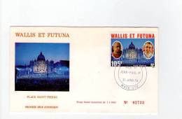 FDC Wallis Et Futuna - Poste Aérienne - Paul VI Et Jean Paul 1er - Obl Du 31/01/79 (1er Jour) - FDC