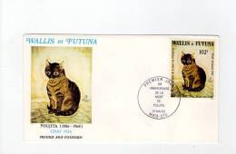 FDC Wallis Et Futuna - Poste Aérienne - Le Chat De Foujita - Obl Du 20/05/83 (1er Jour) - FDC