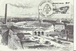 BELGIUM 1979 - MAXIMUM CARD FD GRAND HORNU INDUSTRIAL ARCHITECTURAL COMPLEX - BOUSSU - HENRY DE GEORGE W 1 ST OF 10+5 F - 1971-1980