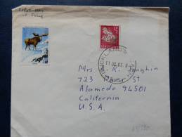 33/589    LETTRE 1965  +  VIGNETTE - Brieven En Documenten