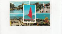 BT2965 Southend In Sea Ship Bateaux     2 Scans - Southend, Westcliff & Leigh