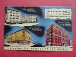 Minnesota > Minneapolis Multi View  Popular Hotels  Linen---------   - - -ref 869 - Minneapolis
