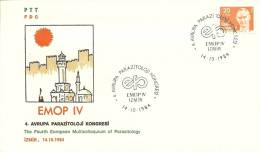 Turkey; Special Postmark 1984 4th European Multicolloquium Of Parasitology - FDC