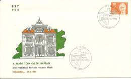 Turkey; Special Postmark 1985 3rd Historical Turkish Houses Week - FDC