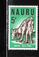 Nauru 1965 Simpson & His Donkey Wallace By Anderson Mint - Nauru