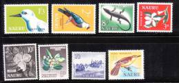 Nauru 1963-65 Def. Birds Flowers Mint - Nauru