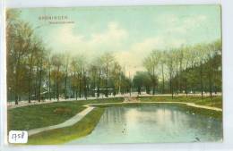 GRONINGEN (1758)  ANSICHTKAART * NOORDERPLANTSOEN * CPA * GELOPEN IN 1906 Naar DEN HAAG - Groningen