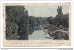 Le Tour De Marne - Vue Prise Du Pont De Champigny. Berge De La Rive Droite - Champigny-sur-Marne, éd. B.F. N° 36, 1919 - Champigny