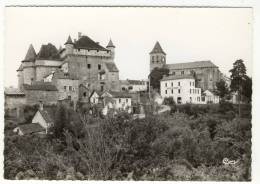 LACAPELLE-MARIVAL. - Le Château Et L'Eglise  . CPM Dentelée - Andere & Zonder Classificatie