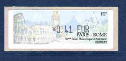 518 Thème Paris Rome De 2002 - 1999-2009 Illustrated Franking Labels